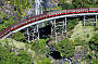 Aerial Kuranda Scenic Railway crossing Stoney Creek