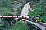 Kuranda Scenic Railway passing over Stoney Creek Falls