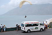 Hang gliding on the coast between Cairns and Port Douglas.